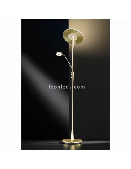 Lampadaire DEL Québec bronze mat