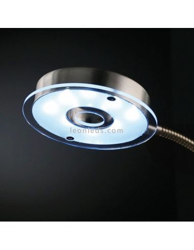 Lampadaire LED Québec lecteur bronze mat