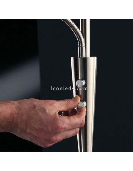 Lampadaire DEL Québec bronze mat