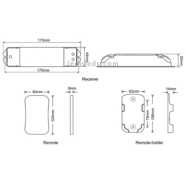 Controlador de faixa LED monocolor...