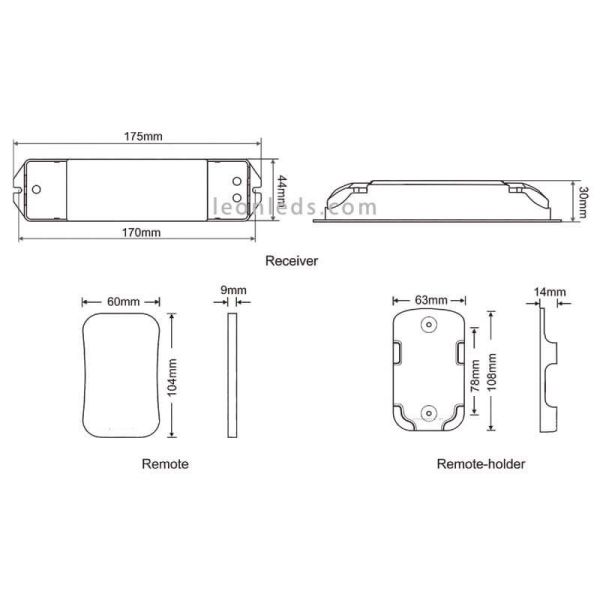 Controlador de mudança de cor de tira...