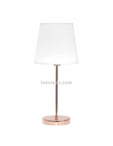 lampara de sobremesa oro rosa maldivas de fabrilamp fabrilamp