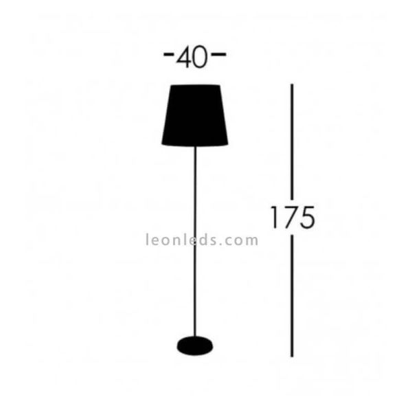 Lampadaire Fabrilamp Vert