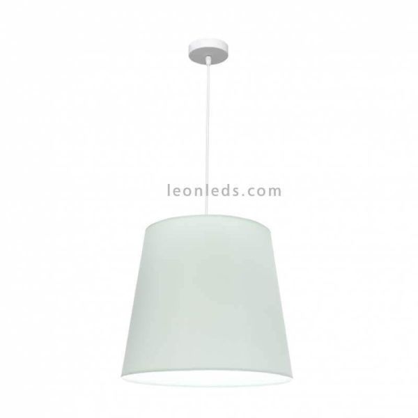 Luminária pendente verde claro 40cm Maldivas