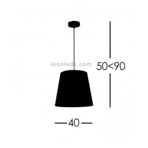 Lámpara moderna Maldivas 40Cm