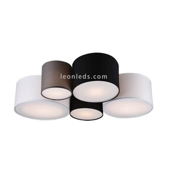 Plafon de techo salón serie Hotel de Trio Lighting | LeonLeds.com