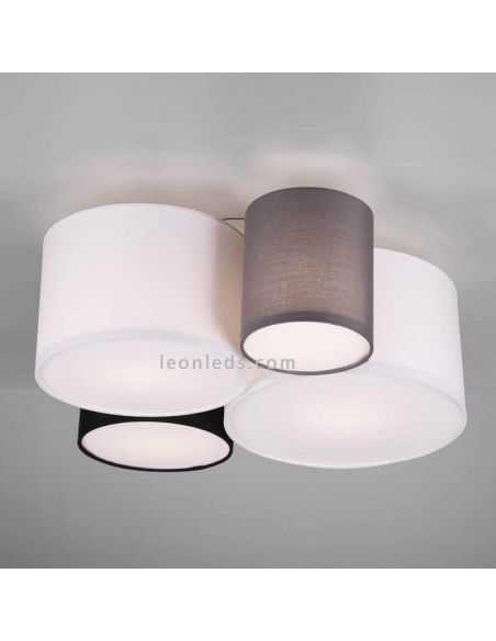 Plafonnier textile Hotel Trio Lighting