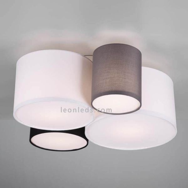 Luminária de teto têxtil Hotel Trio Lighting