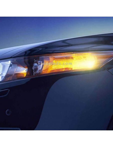 Lâmpadas de pisca LED âmbar com Can Bus Philips extreme ultinon | LeonLeds.com