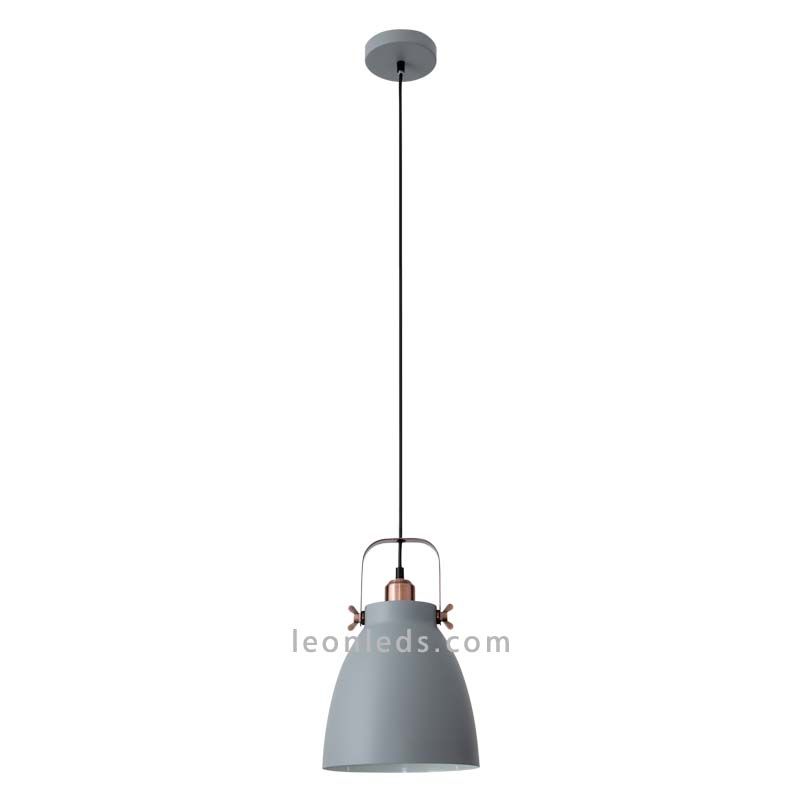 lampara de techo industrial gris getting leonleds com