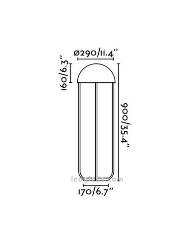 Lampadaire Méduse | LeonLedslampadaires