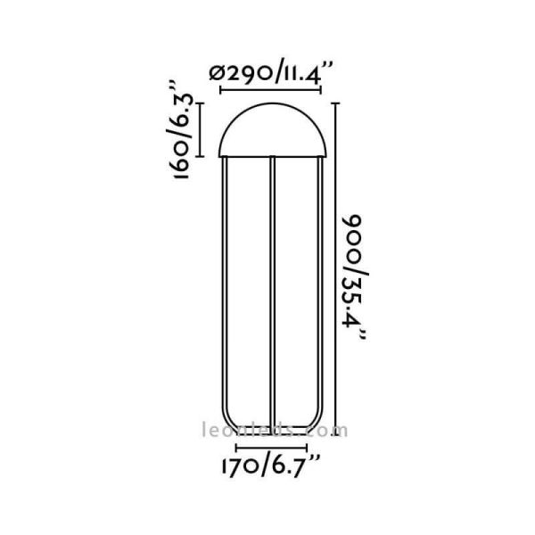 Lámpara de Pie Jellyfish | LeonLedslamparasdepie
