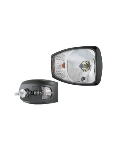 Faro Delantero halógeno 24V con soporte trasero al mejor precio| LeonLeds Iluminación