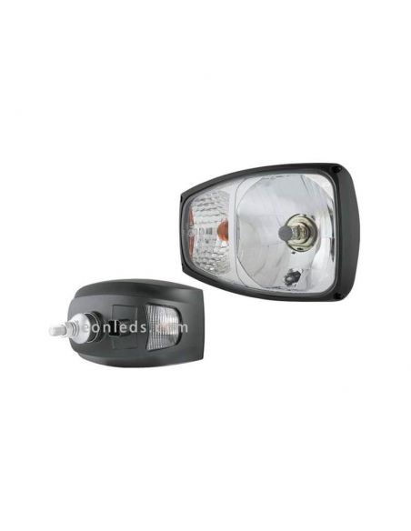 Faro Delantero halógeno 24V con soporte trasero al mejor precio| LeonLeds Iluminación