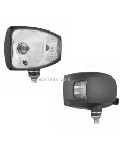 Faro Delantero halógeno 24V con soporte Inferior al mejor precio| LeonLeds Iluminación 2