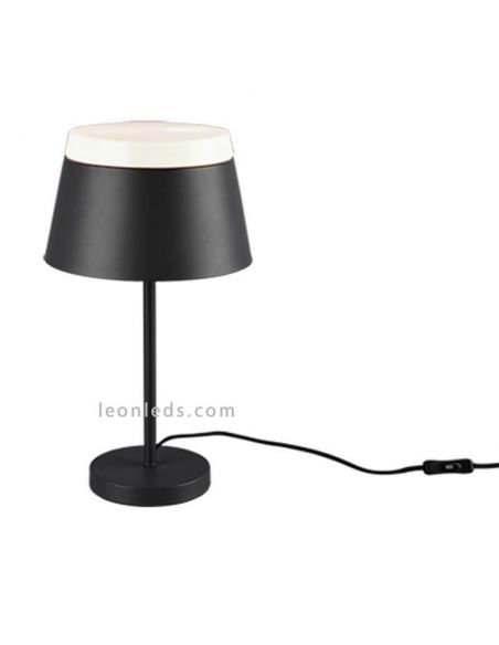 Lámpara de sobremesa negra Baroness Trio Lighting