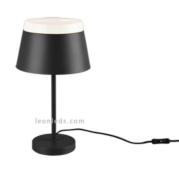 Lámpara de sobremesa negra Baroness Trio Lighting