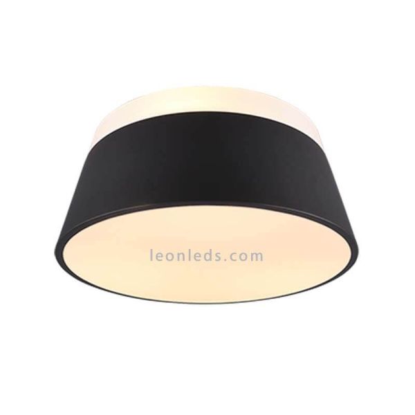 Plafón negro de techo baroness TrioLighting
