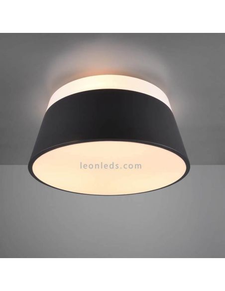 Luminária de teto preta baronesa