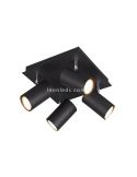 Regleta cuadrada Negra Marley Trio Lighting