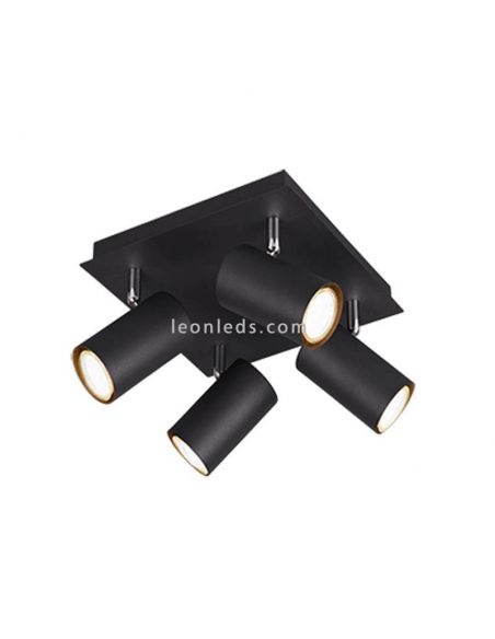 Faixa quadrada preta Marley Trio Lighting