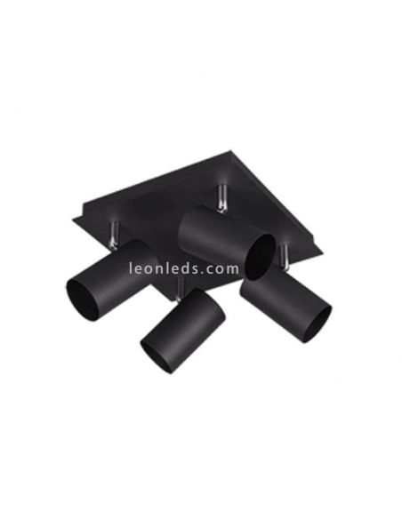 Regleta cuadrada Negra Marley Trio Lighting
