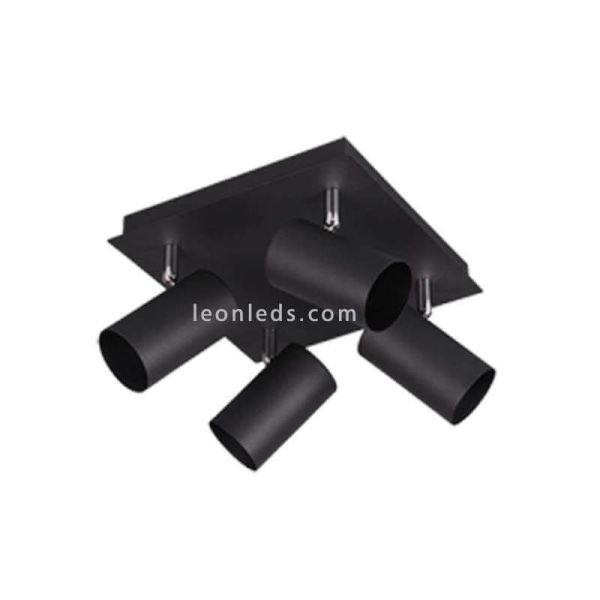 Regleta cuadrada Negra Marley Trio Lighting