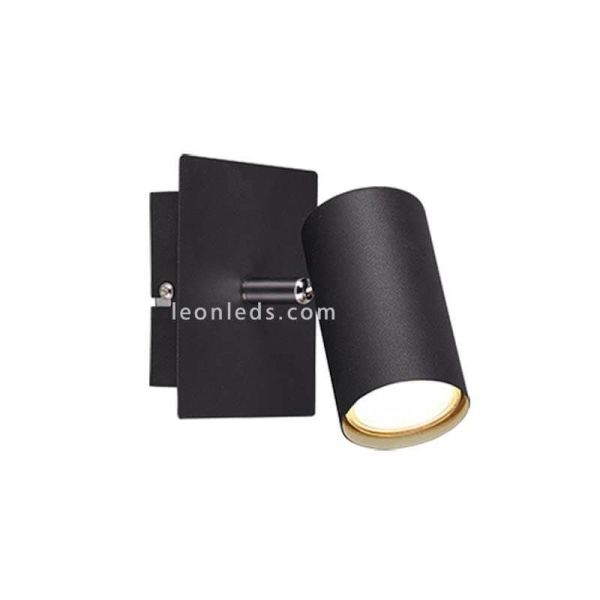 Holofote ajustável preto Marley Trio Lighting