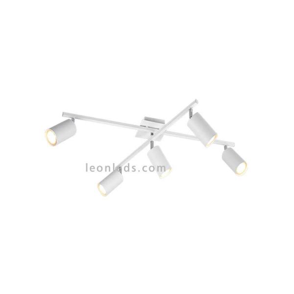 Regleta 5 focos blanca Marley TrioLighting