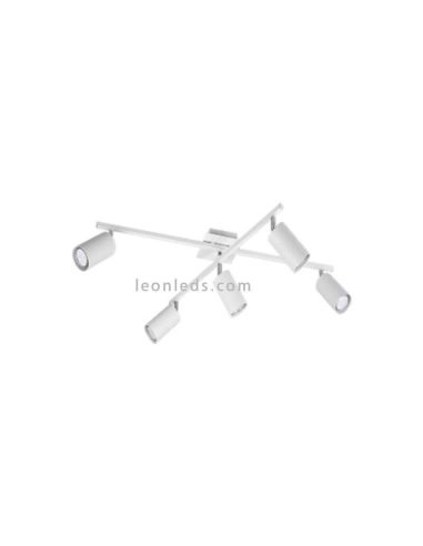 Regleta 5 focos blanca Marley TrioLighting