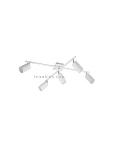Regleta 5 focos blanca Marley TrioLighting