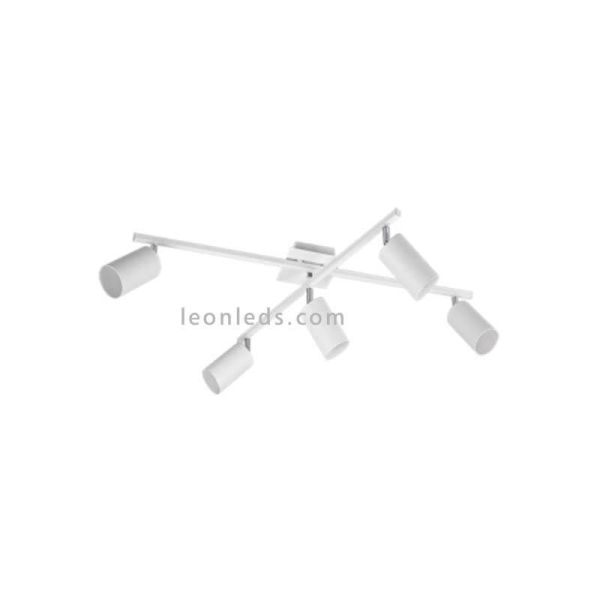 Regleta 5 focos blanca Marley TrioLighting