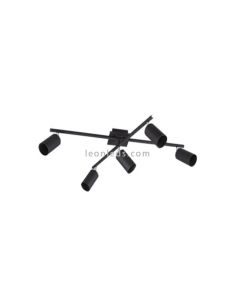 Regleta 5 focos negra Marley TrioLighting 2