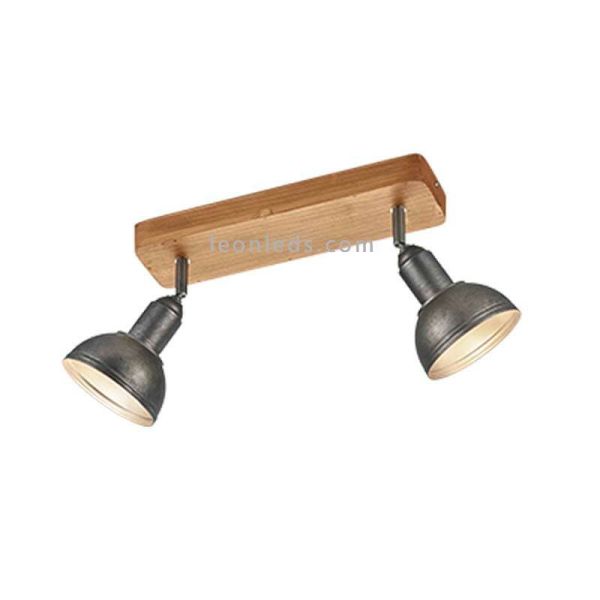 Regleta 2 focos orientables Delhi Trio Lighting