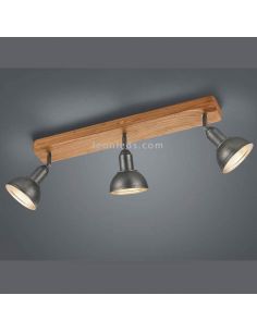 Regleta 3 focos orientables Delhi Trio Lighting 2