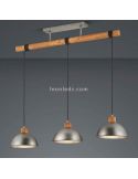 Plafonnier 3 lumières industriel LeonLeds Iluminacion