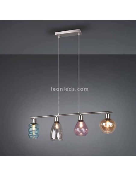 Lámpara de techo Coral cristal de Trio lighting | LeonLeds.com