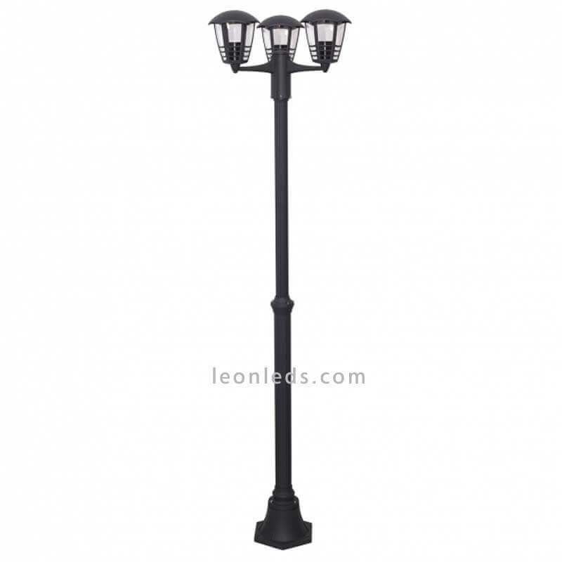 Farola LED solar para exterior 6W con baculo