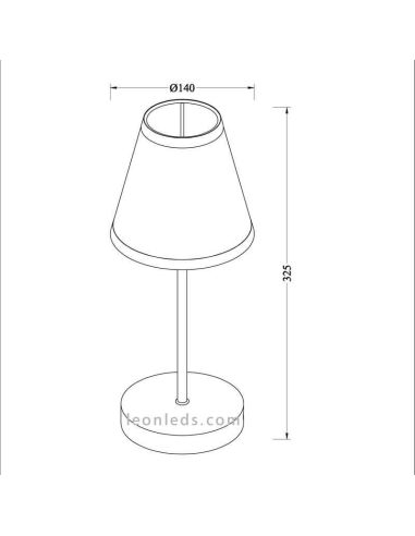 Candeeiro de mesa infantil Candy by CristalRecord | LeonLeds.com