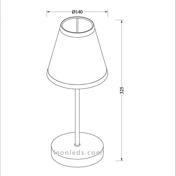 Candeeiro de mesa infantil Candy by CristalRecord | LeonLeds.com