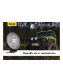 Faro de largo alcance LED homologado redondo con luz diurna para 4X4, Camiones, OffRoad | LeonLeds Iluminuación