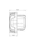 Faro LED de trabajo empotrable de Calidad | Faro Empotrable LED para tractor o maquinaria industrial | LeonLeds