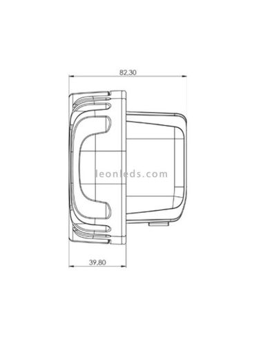 Lampe de travail LED encastrée de qualité | Phare LED encastrable pour tracteur ou machinerie industrielle | leonleds