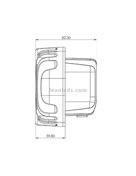 Lampe de travail LED encastrée de qualité | Phare LED encastrable pour tracteur ou machinerie industrielle | leonleds
