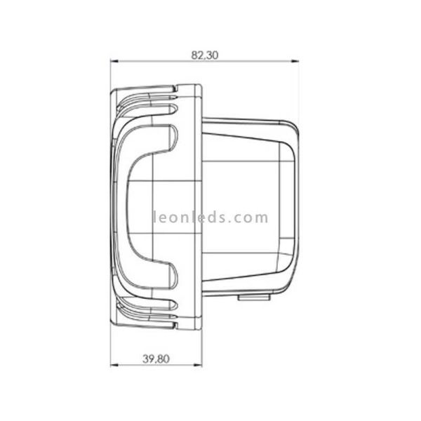 Lampe de travail LED encastrée de qualité | Phare LED encastrable pour tracteur ou machinerie industrielle | leonleds