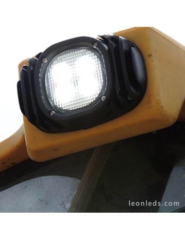 Faro LED de trabajo empotrable de Calidad | Faro Empotrable LED para tractor o maquinaria industrial | LeonLeds