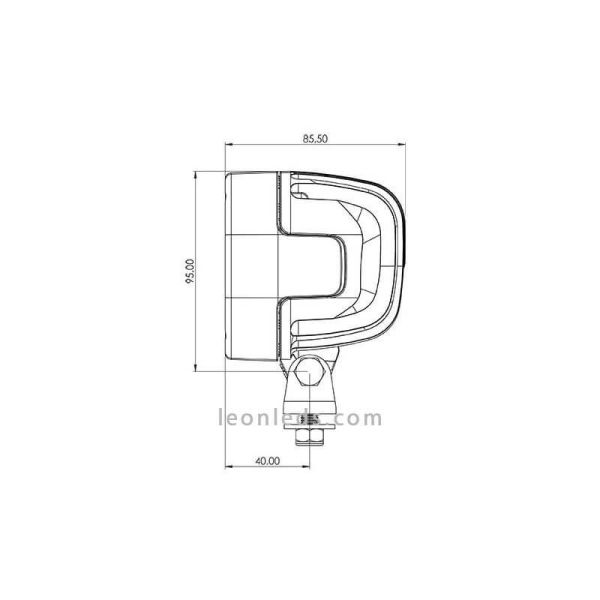 Tyri Square LED luz de trabalho | Tyri Light EMC Quality LED Farol Poderoso | Leon Iluminação LED