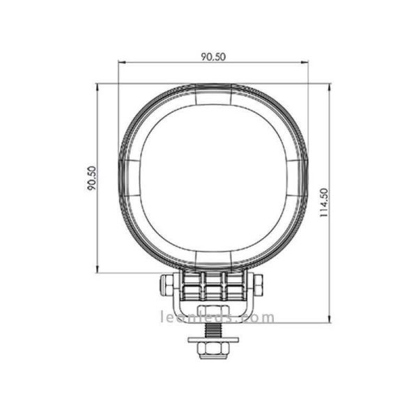 Tyri 0909 Farol LED quadrado compacto | Farol LED quadrado TYRI Light | Leon Iluminação LED