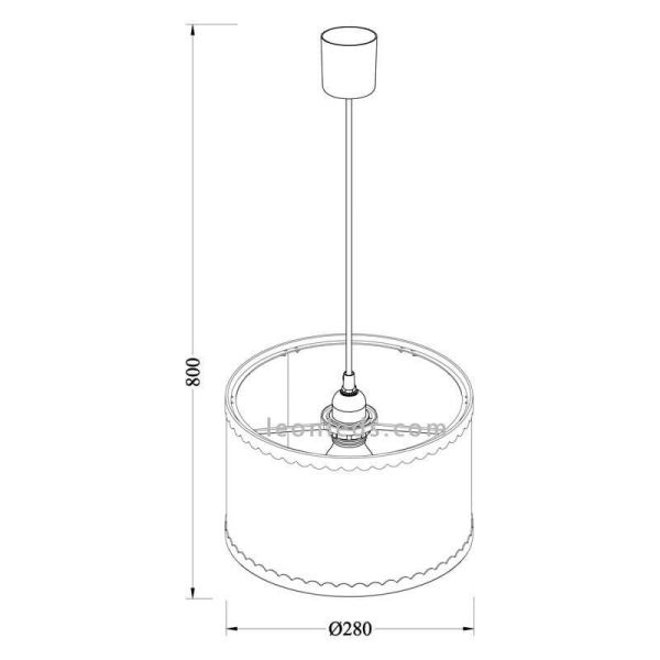 Plafonnier moderne Noah de CristalRecord | LeonLedlighting