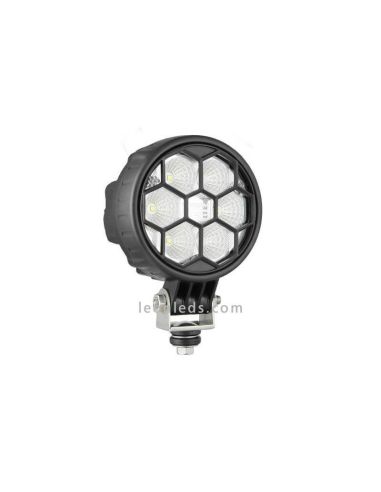 Farol Redondo 6 LEDs - Lente Transparente 24 V | LeonLeds.com